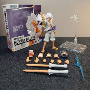 Bandai | Bandai S.H.Figuarts SHF One Piece Nika Lufei Five-Gear Doll Hand-Held Toy Set Movable Series Doll