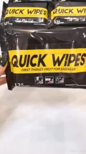 80 Lembar Pembersih Sepatu Sneakers Putih Efektif Tanpa Menggunakan Air Tissue Shoe Wet Wipes / Quick Wipes Shoe Cleaner