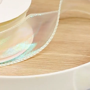 Pita Gelombang Hologram Shimmer pita kado pita buket PT15