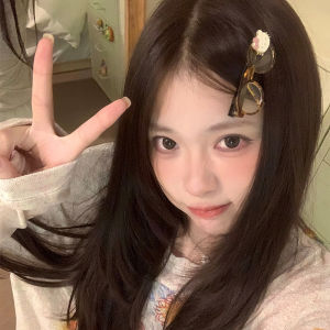 กิ๊บติดผมลายเสือดาวสุดน่ารัก KT Cat กิ๊บติดผมแบบสวมแว่นสำหรับผู้หญิง ที่คาดผมข้างเดียว ที่คาดผมแบบปากเป็ด สไตล์เกาหลี วัสดุอื่นๆ