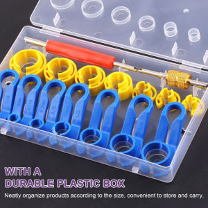 7/16 PCS Fuel Line Removal Tool Kit – Angle Coupling Tool for Quick Disassembly of Fuel Lines and Oil Pipes to AC Systems