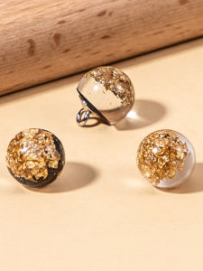 Elegant Resin Pearl Buttons Chinese Style Hanfu Qipao National Style Fashionable High End Simulated Jade Traditional Clothing Accessories