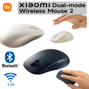 Authentic Xiaomi Mi Wireless Dual-Mode Mouse Silent Ergonomic Bluetooth USB Side buttons Protable Mini Wireless Mouse