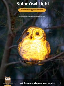 JUYU | Solar Creative Owl Lawn Light