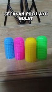 12 Pcs Cetakan Kue Putu Ayu Bulat / Cetakan Puding Bulat Plastik