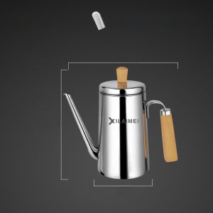 304 Stainless Steel Oil Bottle Kitchen Use Non-Drip Storage Container Filter Oil Pouring Jug Easy to Clean Simple Chinese Style