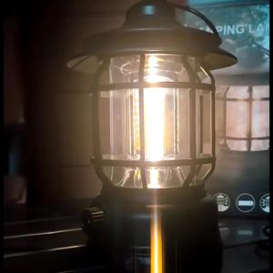 **【Garansi 30 tahun】Lampu Lentera LED & Lampu Tenaga Surya untuk Kemah Tahan Air IPX4**