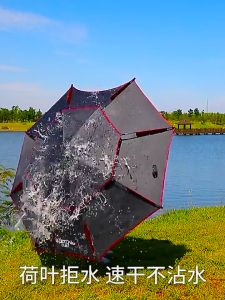 Fishing Umbrella Adjustable Beach Sun Shade Khemah Camping Umbrella Patio Parasol Outdoor Umbrella