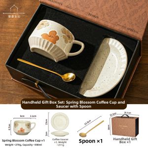 MODERN SWEETHOME | Underglaze Ceramic Coffee Cup Women Gift