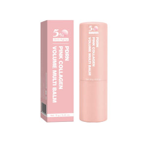 PDRN Pink Collagen Volume Multi Balm | All In One Volufiline PDRN NAD Stick Helping Look of Fine Lines Firming CareLip Care