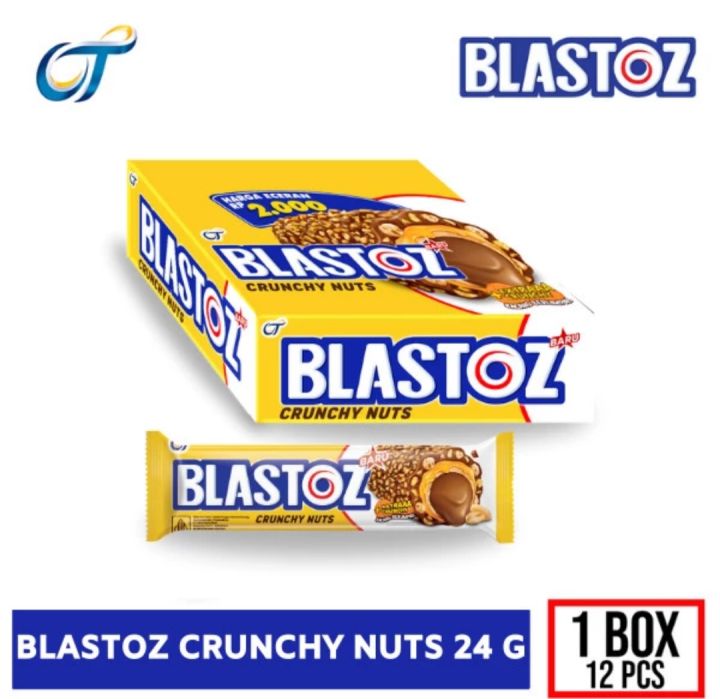 BLASTOZ CRUNCHY NUTS 24GR (1 BOX ISI 12) | Lazada Indonesia