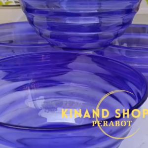 Promo 4 PCS MANGKUK MEWAH KRISTAL ULIR 7 INCH TEBAL TAHAN PANAS