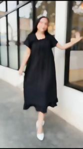 Dress fuji crinkle airflow daster viral tiktok 2023 /dres cantik ibu muda ld 120