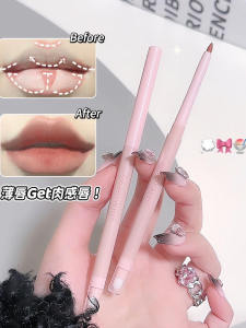 Sweet Mint Double-Ended Lip Liner Pen Long-Lasting Waterproof Lipstick Brush Included Nourishing Easy to Color Boosts Color