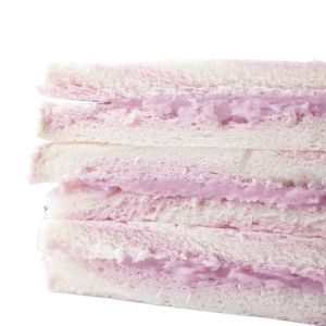 Nutritious True Taro Mud Toast Edgeless Whole Box Sandwich Leisure Snack Bread Heart Traditional Western Pastries Ganshou