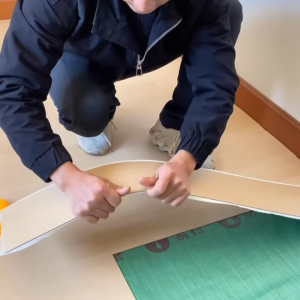 TIXX ID E Premium Vinyl Stiker Lantai Motif Kayu 93.5X16.5CM PROMO 7 Lembar/1 Box 36 Pcs PVC Keras Perekat Mudah