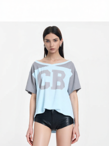 CALLED BACK | Color Block Printed Casual T-Shirt
