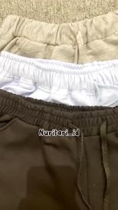 CELANA JOGGER NATURAL BASIC PANTS WANITA SPORTY