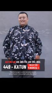 KEMAJA BATIK JUMBO LENGAN PANJANG PRIA BIG SIZE 5XL 6XL 7XL 8XL 9XL 10XL OVERSIZE