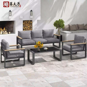 Waterproof UV Resistant Aluminum Outdoor Sofa