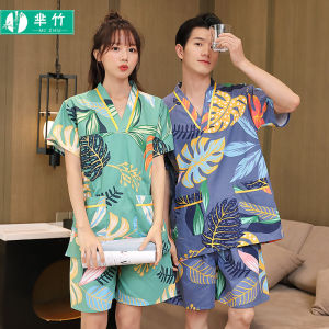 Shizhu Pure Cotton Khan Steam Clothes Womens Large Chest Double-Layer Pedicure Pajamas Massage Bath Center Mens Bathrobe