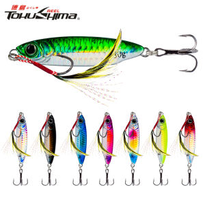 1Pcs Metal Jig Fishing Lure 7g/10g/15g/20g/25g/30g Slow Sinking Fishing Jigs 8Colors 3D Eyes Artificial Laser Fishing Bait