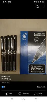 Pilot V10 hi techpoint 1.0mm sign pen sold per piece