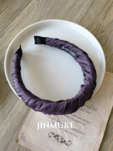 Fashionable Purple Pleated Sponge Hairband JINMUKE Dongda Gate Stylish Hair Accessories Headwear New Fresh out Freshness