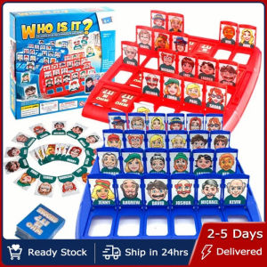 WHO IS IT Board Game for Kids and Children Classic BoardGame Funny Family Guessing Games Funny Toys