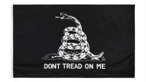 90x150cm Dont Tread on me Party Rattle Snake Gadsden Flag