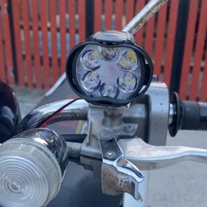 ไฟสปอร์ตไลท์ LED ไฟตัดหมอก LED มอเตอร์ไซค์ 12V 5W 6Chip สว่างกำลังดี ไม่แยงตารถคันข้างหน้า** - **ราคาสั่งซื้อ ถูกต้องจากไทย