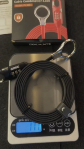 1.8 meter Black Combination Bike Cable Lock CXWXC Anti Theft Bicycle Cable Lock MTB RB Basikal Kunci