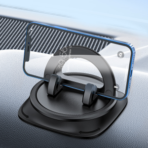 Dashboard Car Phone Holder 360° Rotation Universal Car Phone Mount With Non-Slip Silicone Replacement Tools For Smartphone