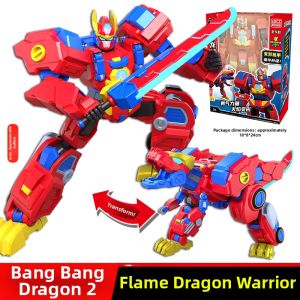 Wangao | Rescue Expedition Flame Dragon Warrior Deformable Robot