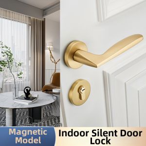 BAIBO | Detachable Magnetic Silent Modern Home Indoor Wooden Door Lock