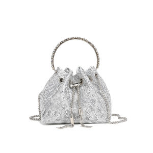 MEIFEI | Túi Clutch Tối Elegante Có Đính Hột