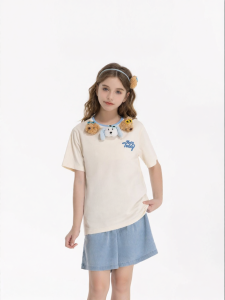 Cute Stylish Childrens Round Neck T-Shirt