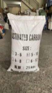 1 bao 25kg than gáo dừa lọc nước