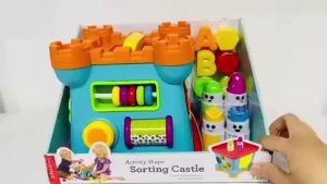 Đồ Chơi Tư Duy Logic Hình Lâu Đài INFANTINO Dành Cho Bé Có Âm Thanh Kích Thích Trí Tuệ Sáng TạoTăng Độ Tập Trung Cho Bé