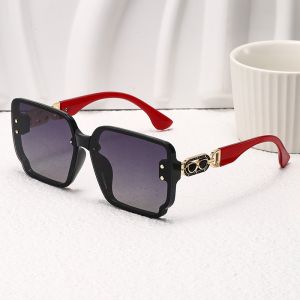 2025 European and American Large Frame Sunglasses for Womens Luxury Fashion Sunglasses Square Round Face Glasses
