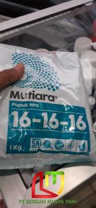 Pupuk NPK Mutiara 16-16-16 Repack 400 gr | Pupuk Berkwalitas NO1 Untuk semua jenis Tanaman