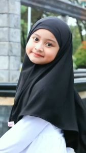 𝐌𝐀𝐊𝐎𝐙𝐀 - Bergo Crinkle Aiflow Anak TK-SD/Hijab Maryam Anak Crinkle Tali non Pet/Kerudung Bahan Crinkle Anak/Jilbab Crinkle Airflow Anak