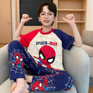SHAPRA | Cotton Cartoon Nezha Boy Summer Pajamas Suit
