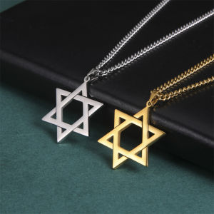 Amulet David Star Men Pendant Necklace: Jewish Charms & Supernatural Religious Symbols