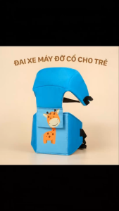 Đai đi xe máy Royal có đỡ cổ an toàn cho bé