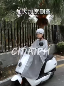 2in1 Extended Long Motorcycle Cover Waterproof Universal Motor Cover Waterproof&Dust UV Motor Covers