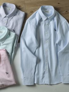 Áo Sơ Mi Nam Tay Dài Kẻ Sọc Cotton Nguyên Chất Thời Trang Xuân Thu Mới Về Công Nghệ Thêu Giặt Bằng Nước Áo Sơ Mi Nam Đa Năng