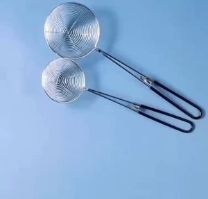 【Stainless Steel】29cm Pearl Scooper Tapioca Scoop Pearl Milk Tea Leaky Spoon Drainer Spoon Kitchen Utensils