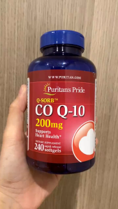 Ready stock Puritans Pride COQ10 200mg 240 CoQ10 caps 輔酶Q10