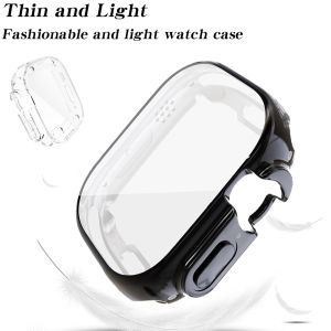 Vỏ đồng hồ for apple watch series 10 9 8 7 6 5 4 SE 49mm 41mm 45mm 40mm 44mm 42mm 46mm Vỏ bảo vệ TPU HD Clear Ultra-Thin Cover for iwatch ultra ultra 2 49mm Screen Protector Cover acceccories
